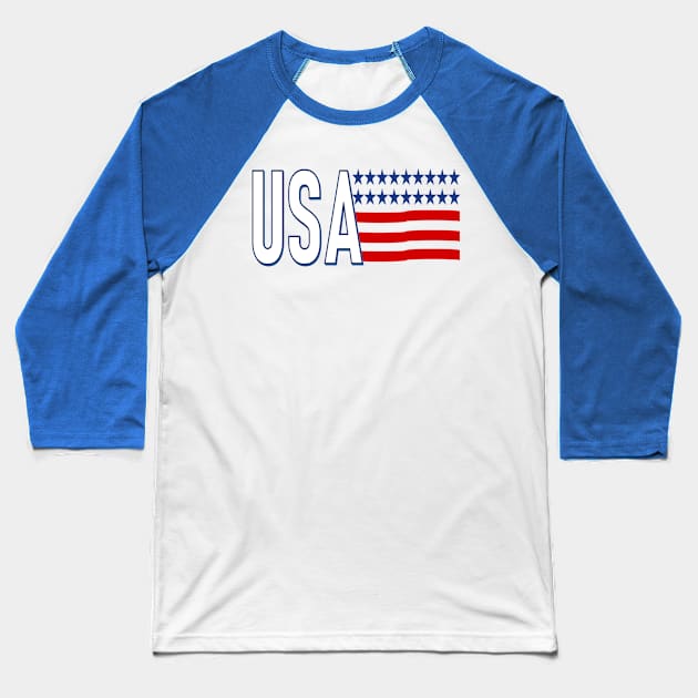 USA Baseball T-Shirt by Art_Is_Subjective